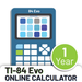 TI-84 Evo Online Calculator - Underwood Distributing Co.
