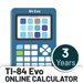 TI-84 Evo Online Calculator - Underwood Distributing Co.