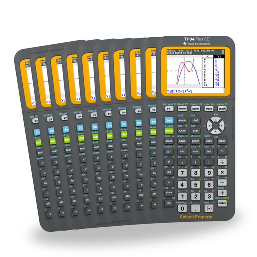 TI-84 Plus CE Graphing Calculator - 10-Pack (EZ-Spot) - Underwood Distributing Co.