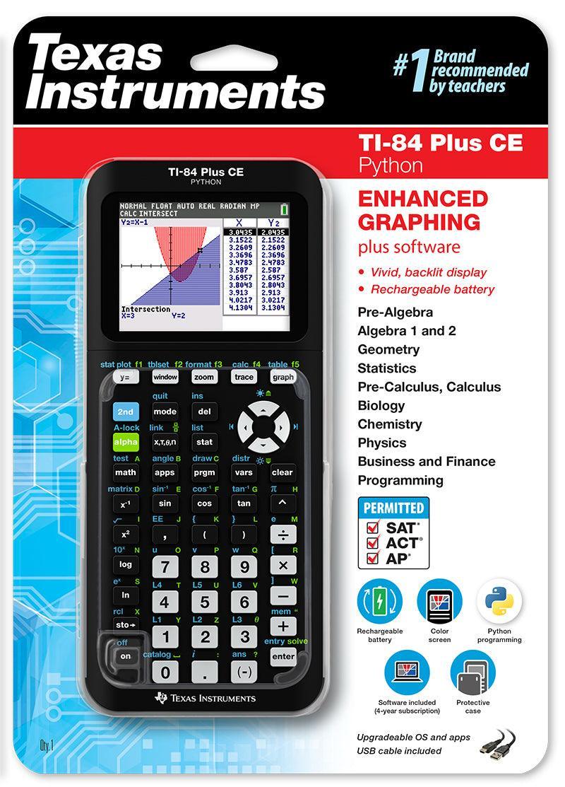 Ti-84 Plus CE Graphing Calculator - Underwood Distributing Co.