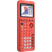 TI-84 Plus CE Python graphing calculator in coral color, shown at Underwood Distributing Co.
