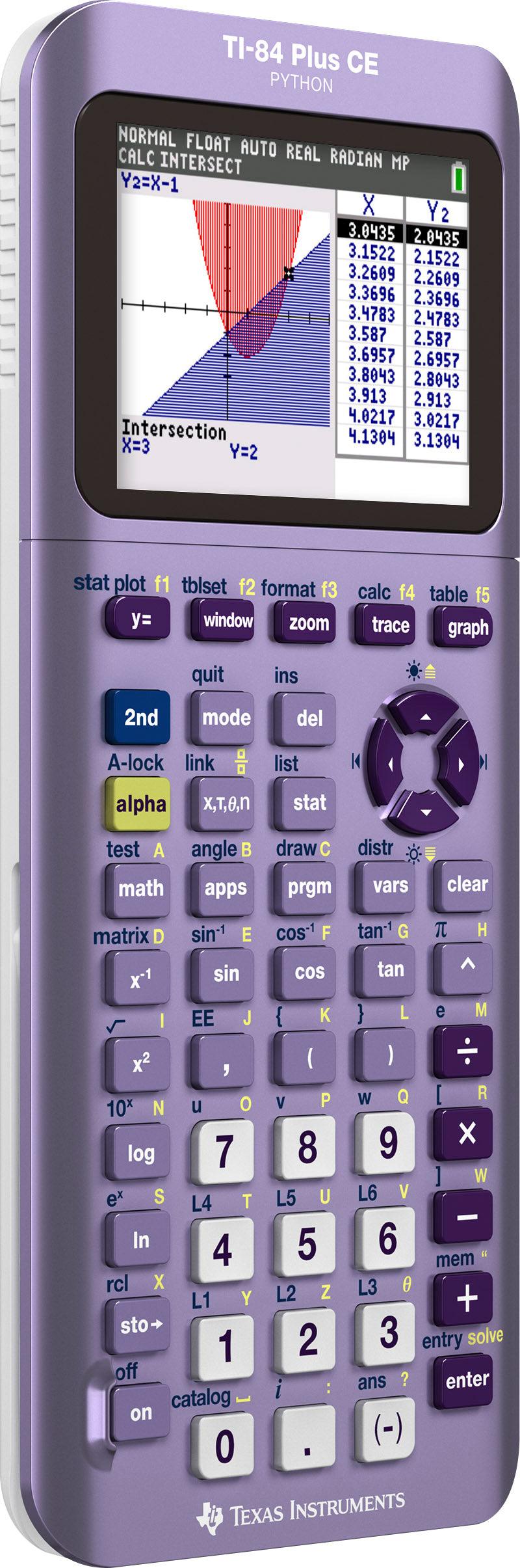 Ti-84 Plus CE Python Graphing Calculator - Infinity Iris - Underwood Distributing Co.