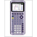 Purple TI-84 Plus CE Python graphing calculator displaying graph screen, sold by Underwood Distributing Co.