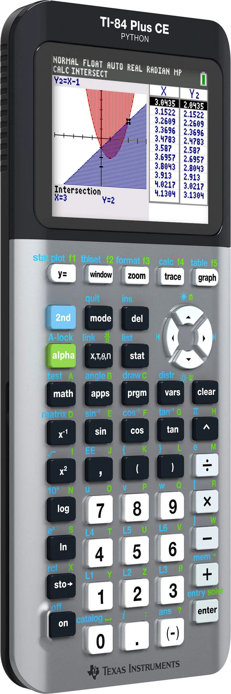 Texas Instruments Ti-84 Plus CE Python Graphing Calculator Space Grey ...