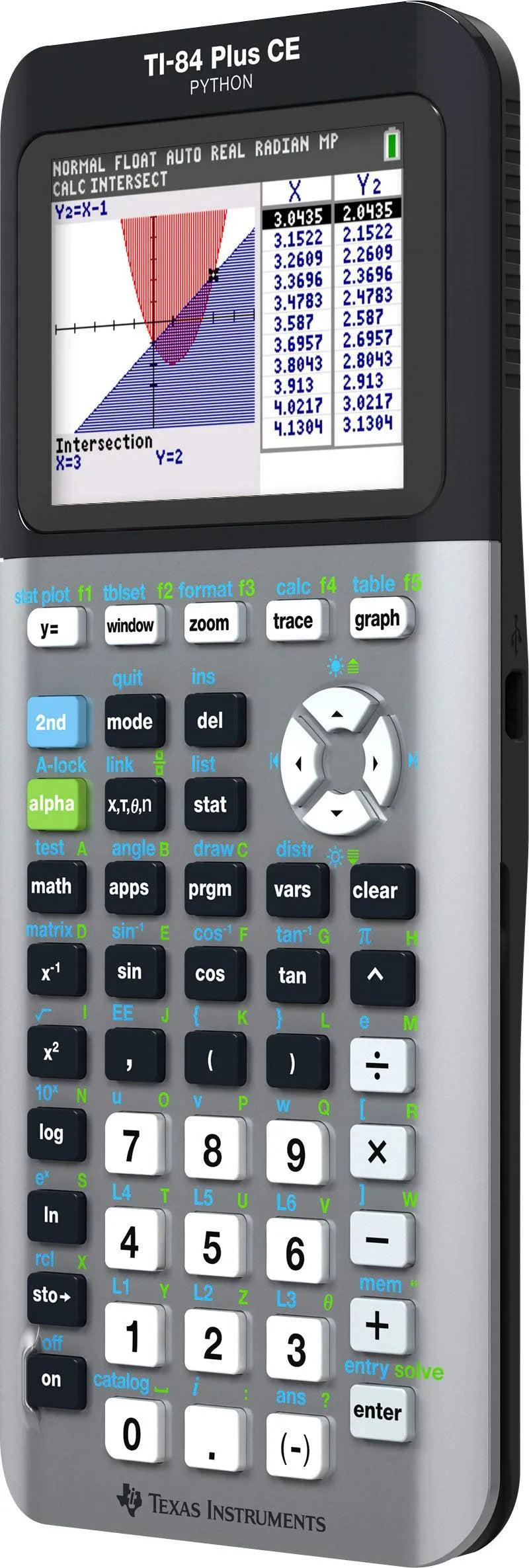 Texas Instruments Ti-84 Plus CE Python Graphing Calculator Texas Instruments Ti-84 Plus CE Python Graphing Calculator