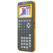 Texas Instruments TI-84 Plus CE graphing calculator with yellow trim, School Property edition