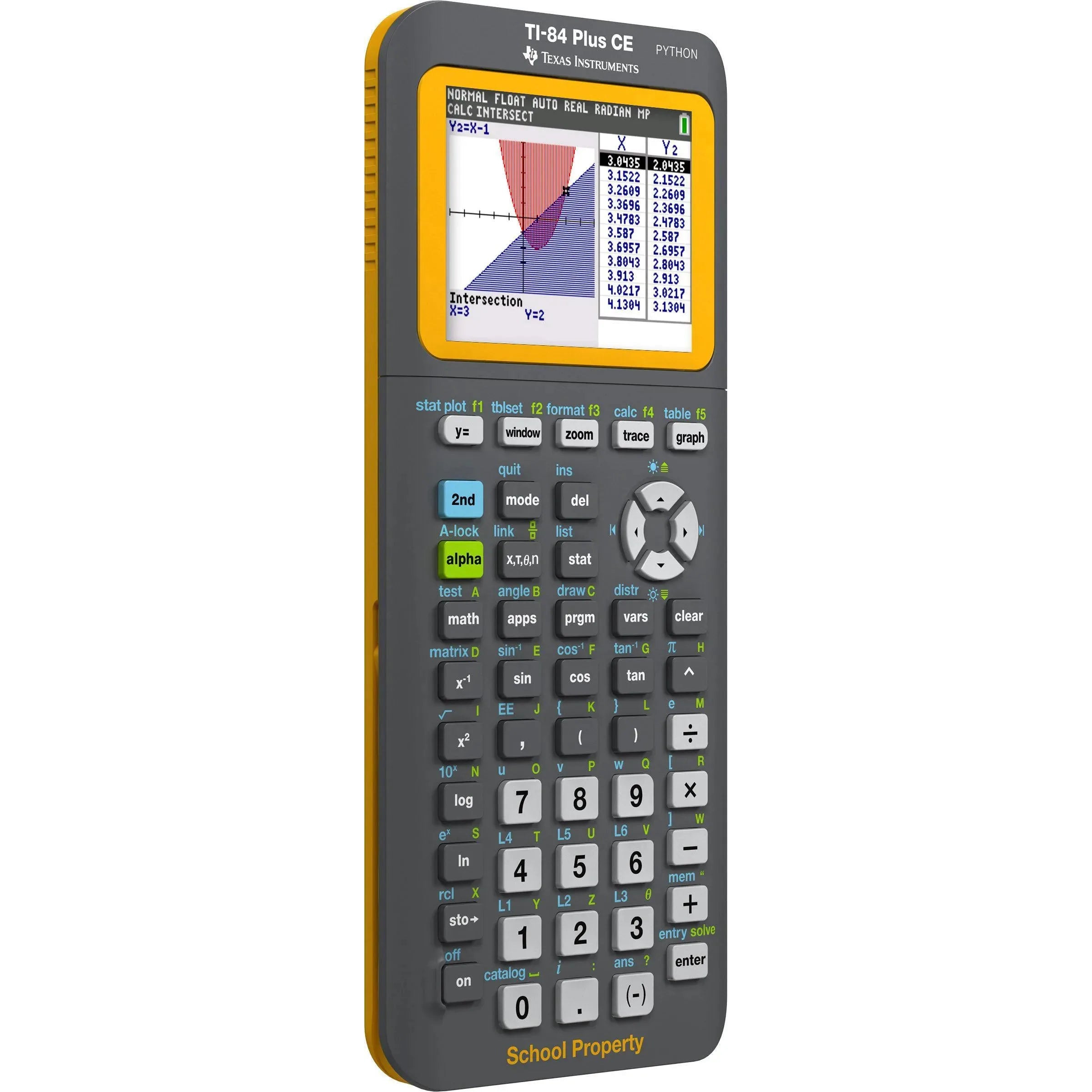 Texas Instruments TI-84 Plus CE graphing calculator with color display from Underwood Distributing