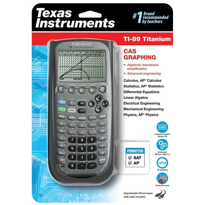 TI-89 Titanium Graphing Calculator - Underwood Distributing Co.