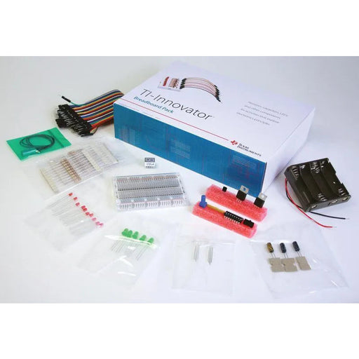 TI-Innovator Breadboard Pack with electronic components, breadboard, wires, Underwood Distributing Co.