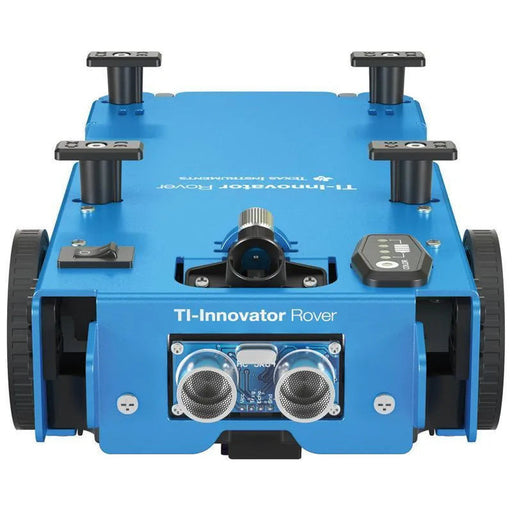 TI-Innovator Rover STEM robot in blue, for Texas Instruments, sold by Underwood Distributing Co.
