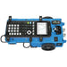 Texas Instruments TI-Innovator Rover STEM robot with TI-84 Plus CE graphing calculator, blue chassis
