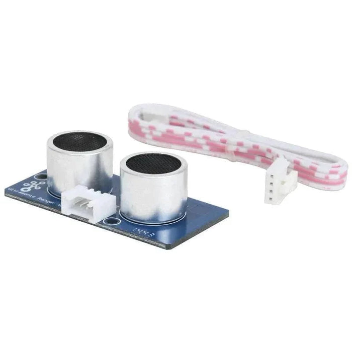 Ultrasonic ranger module for TI Innovator with connector cable, STEM electronics at Underwood Distributing Co.