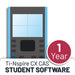 TI-Nspire CX CAS Student Software 1 Year digital license graphic, Underwood Distributing