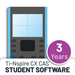 Ti-Nspire CX CAS student software 3 years license graphic, calculator icon, Underwood Distributing