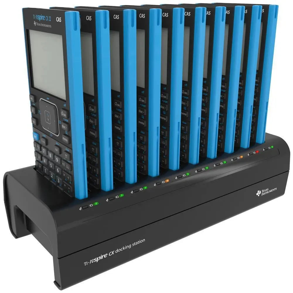 TI-Nspire CX II CAS graphing calculators class pack in docking station, Underwood Distributing Co.