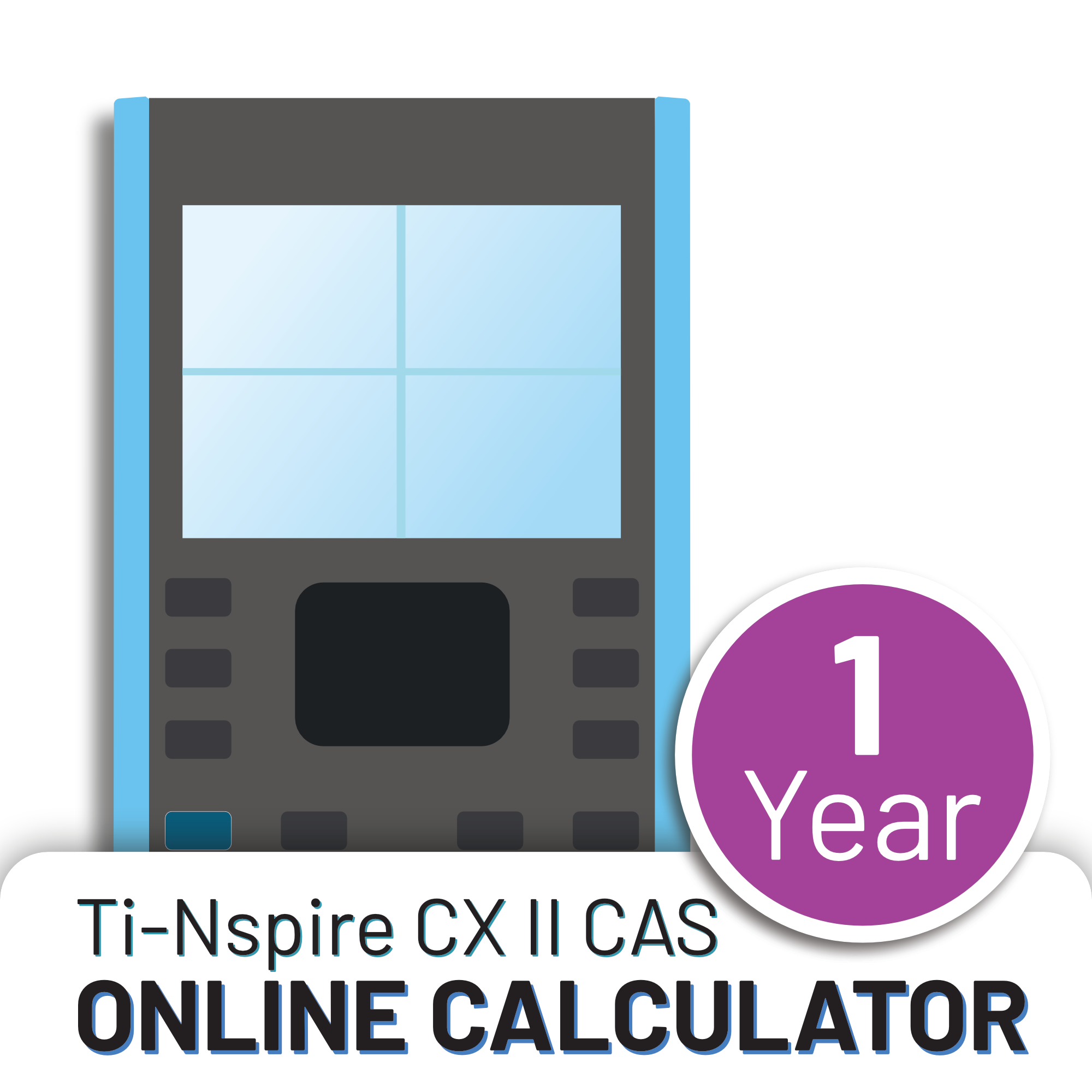 TI-Nspire CX II CAS Online Calculator - Underwood Distributing Co.