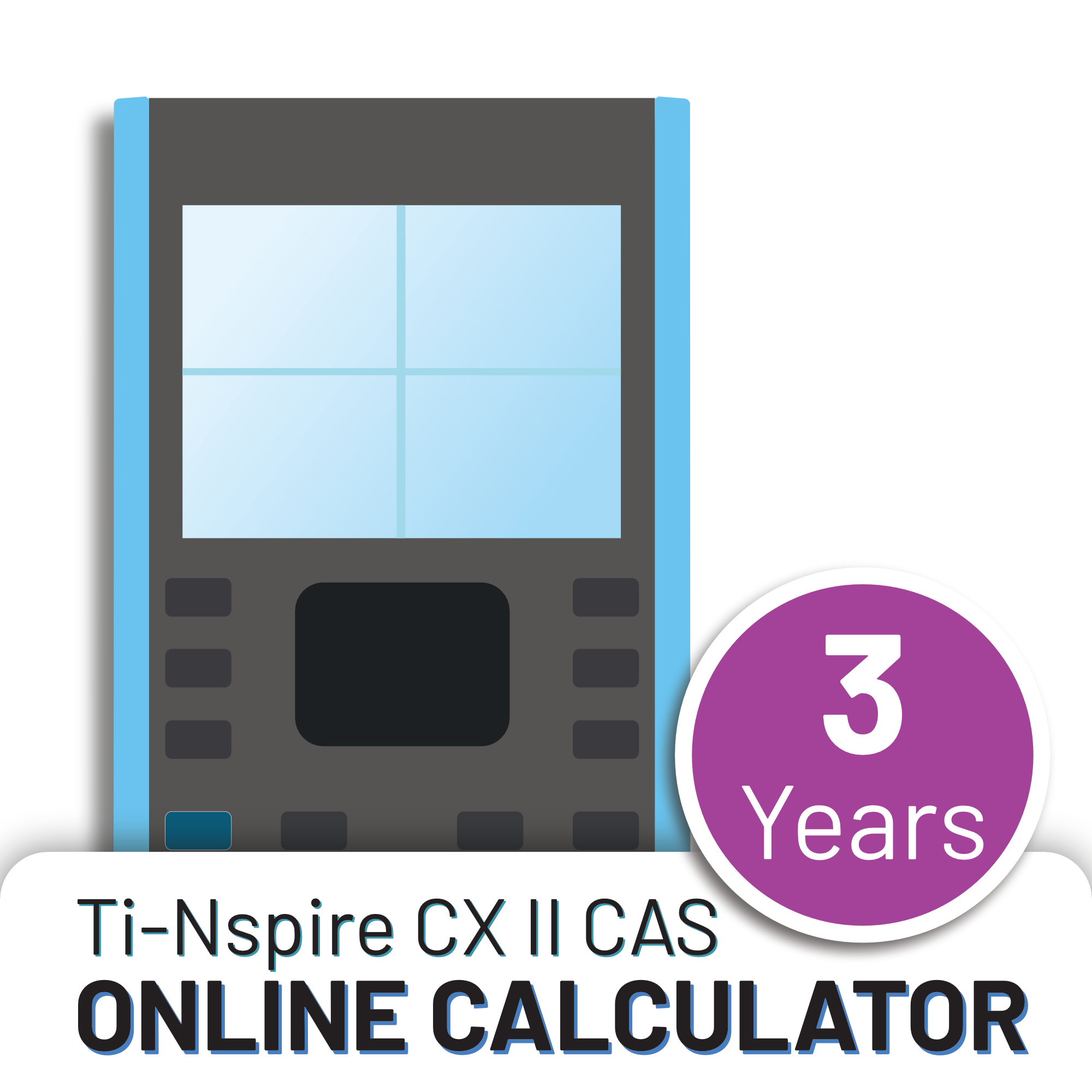 TI-Nspire CX II CAS Online Calculator - Underwood Distributing Co.
