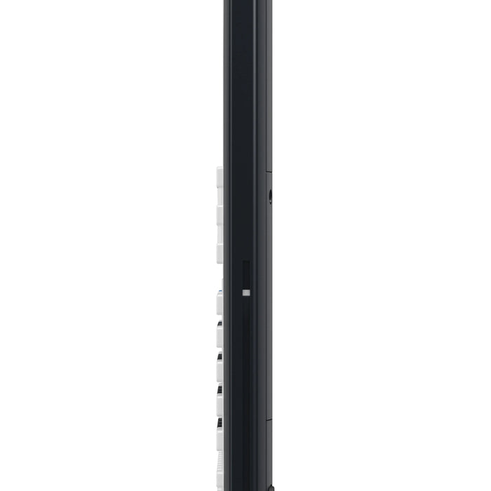 Side view of TI-Nspire CX II handheld graphing calculator, black, Underwood Distributing Co.