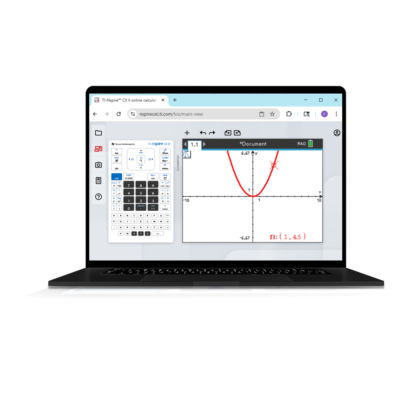 TI-Nspire CX II Online Calculator - Underwood Distributing Co.