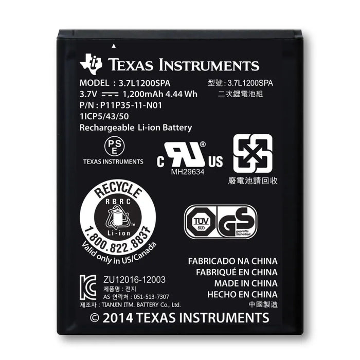 TI Rechargeable Battery for Ti-Nspire CX and Ti-Nspire CX CAS Graphing Calculators - Underwood Distributing Co.