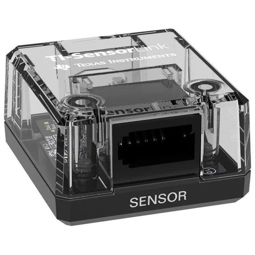 TI SensorLink adapter by Texas Instruments with clear casing, shown on white background