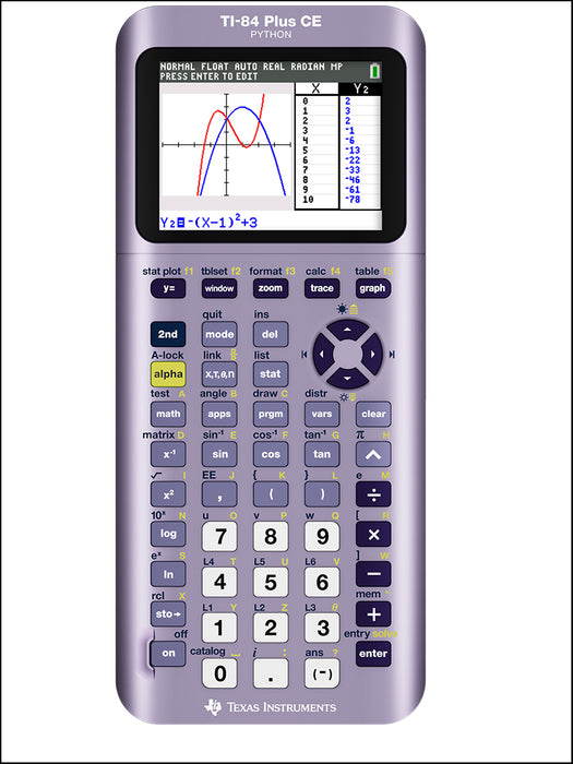 Ti-84 Plus CE Python Graphing Calculator - Infinity Iris