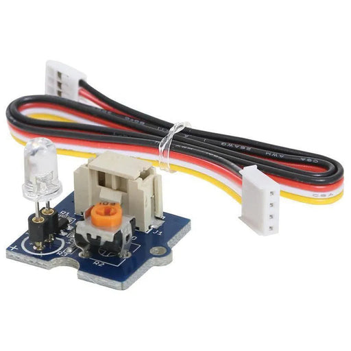 White LED module with connector and cable, STEM electronics kit from Underwood Distributing Co.